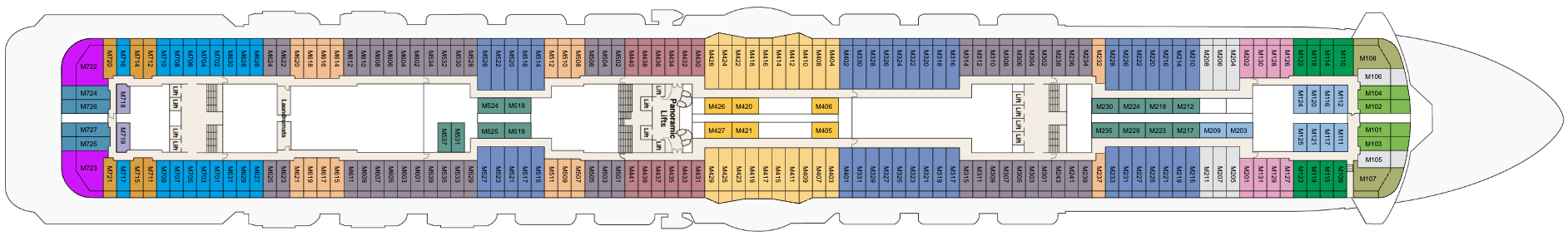 Princess Cruises Royal Princess Deck 15.png